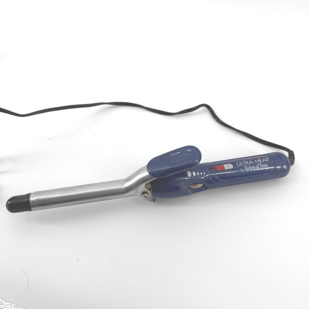 Helen of Troy Curling Iron Womens Small Blue Ultra Heat‎ Model 6603 Adjustable